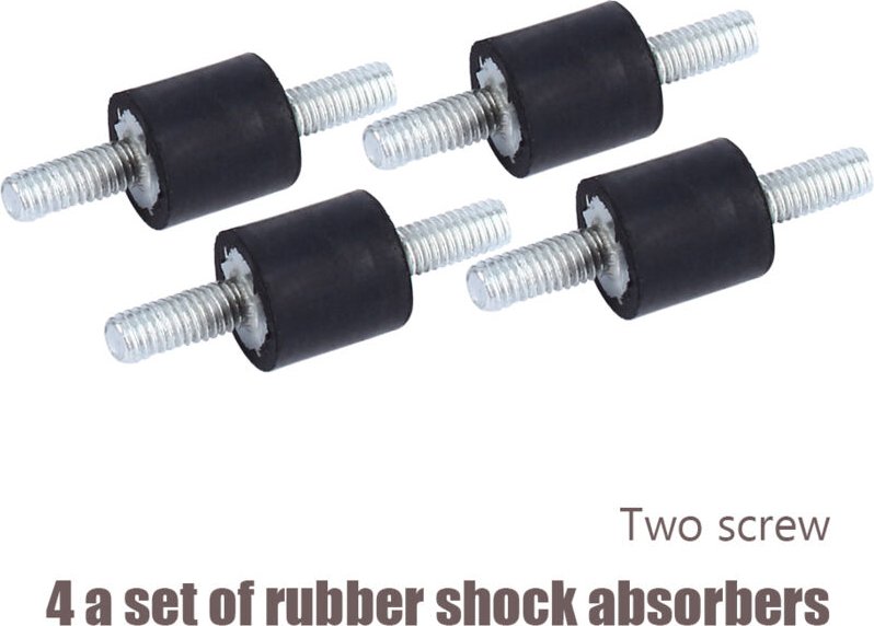 Ej.life - Keenso Gummipuffer M3, Gummi Vibrationsdämpfer Halterungen Luftkompressorpumpe Schwingungsdämpfer Anti Vibrati...