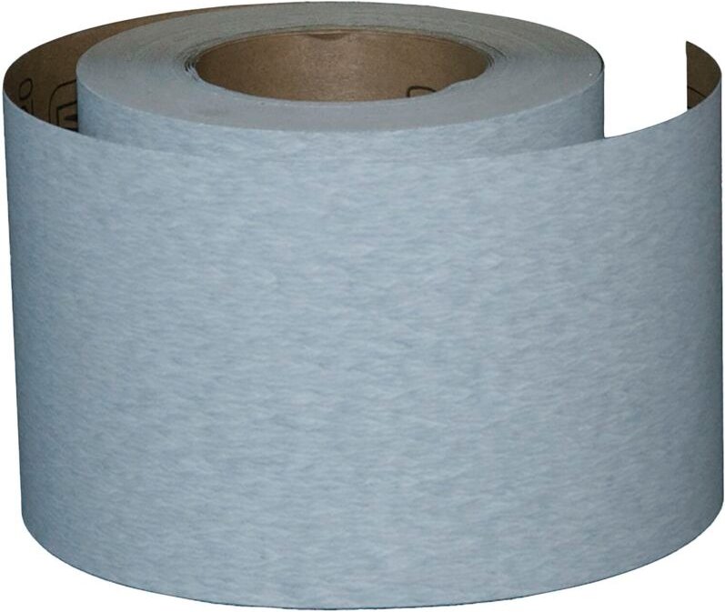 Bohr AAR Lackschleifpapier, Schleifpapier Schleifrolle Schleifband, ideal für Grundierungen, 115 mm Breite, Korn 240, 50...