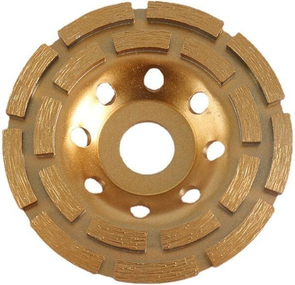 Aougo - Diamant-Schleifscheibe 115 x 22,2 mm – Diamant-Topfschleifscheibe für Beton, Granit, Stein, Marmor, Stein, Mauer...