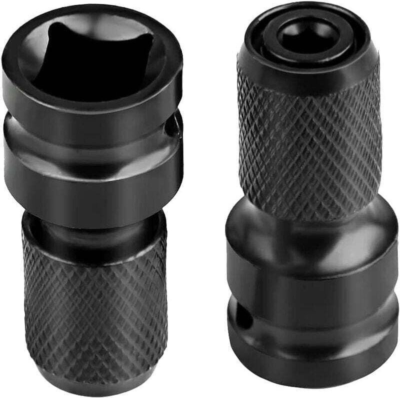 XVX - Schlagschrauber-Bit, 1/2 Vierkant auf 1/4 Innensechskant-Adapter für Schlagratschen und Schraubendreher-Bithalter-...