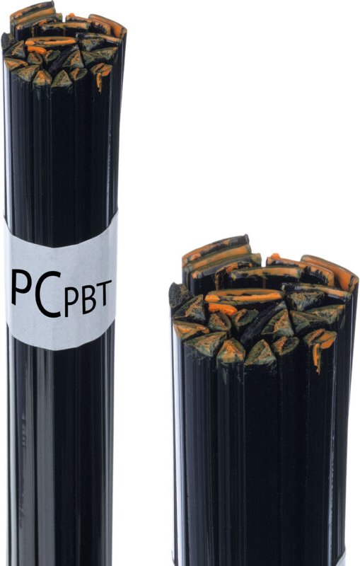 Rosfix Lötdraht Kunststoff PC Set PBT Schwarz 50 g – Draht 42 cm Mix 8 mm/3,5 mm 320-360 °C Stoßfänger