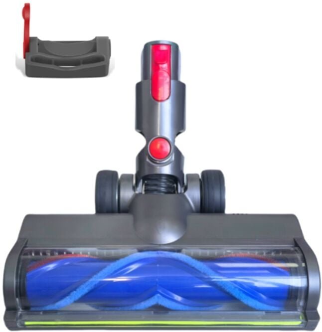 Für V7 V8 V10 V11 V15 Staubsaugeraufsätze mit grünen LED-Leuchten für Hartholzböden, V-förmige Borstenwalzenbürste