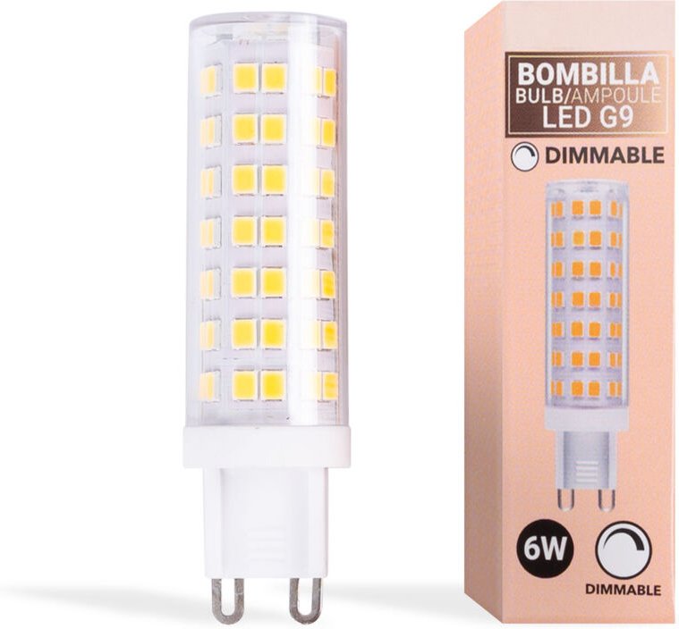 LED G9 Stiftsockellampe 220-240V AC - 6W - Dimmbar