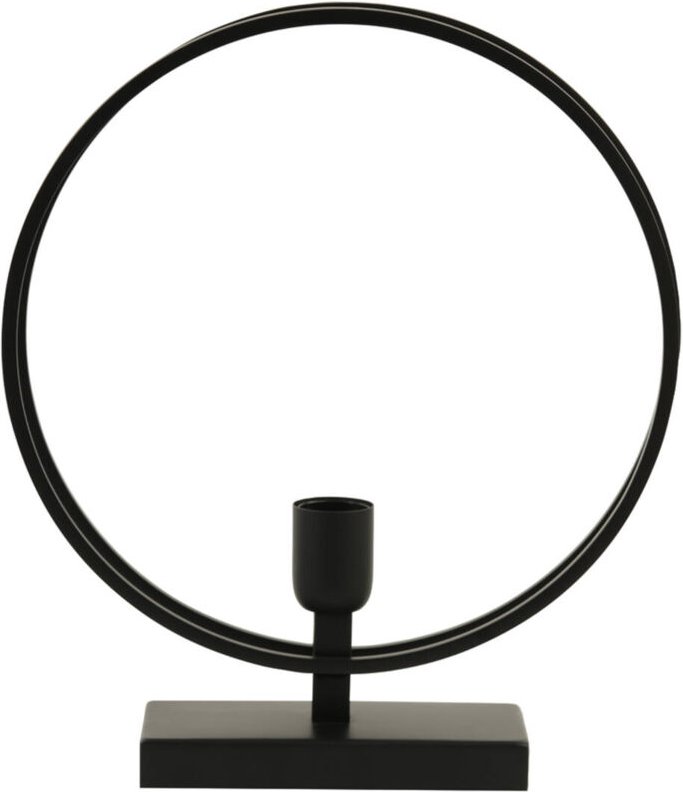 Light & Living - tischlampe - Rudra - schwarz - metall - E27 -