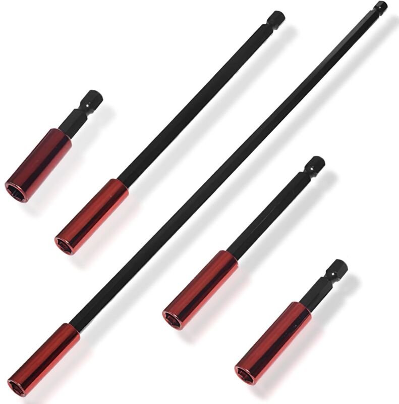 Stück magnetische Verlängerungsstangen für Sechskant-Bits, 1/4 Zoll Sechskant-Bithalter, 50/60/100/150/300 mm, magnetisc...