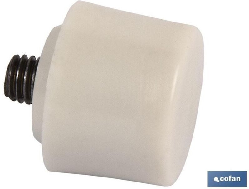 Schwarzer Pu-Hammerkopf Ø35 mm