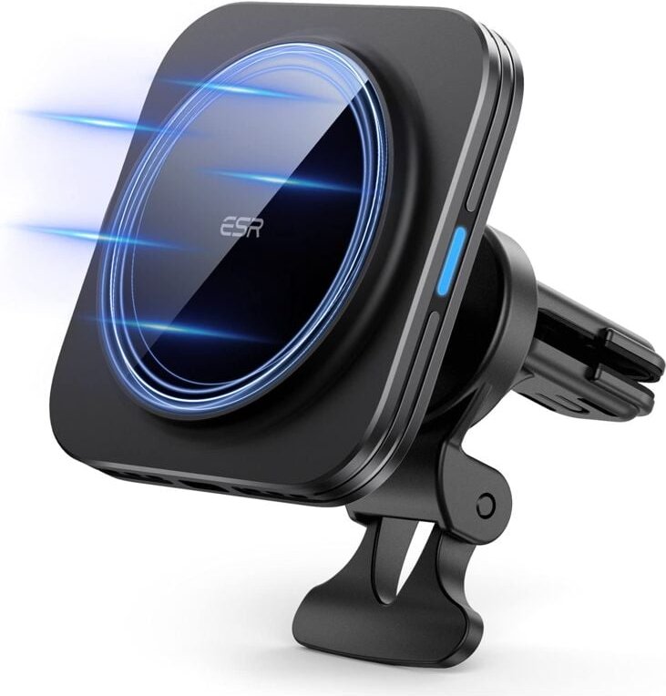 Magnetisches kabelloses Autoladegerät, Schnellladen, Kompatibel mit, Lüftungshalterung kompatibel