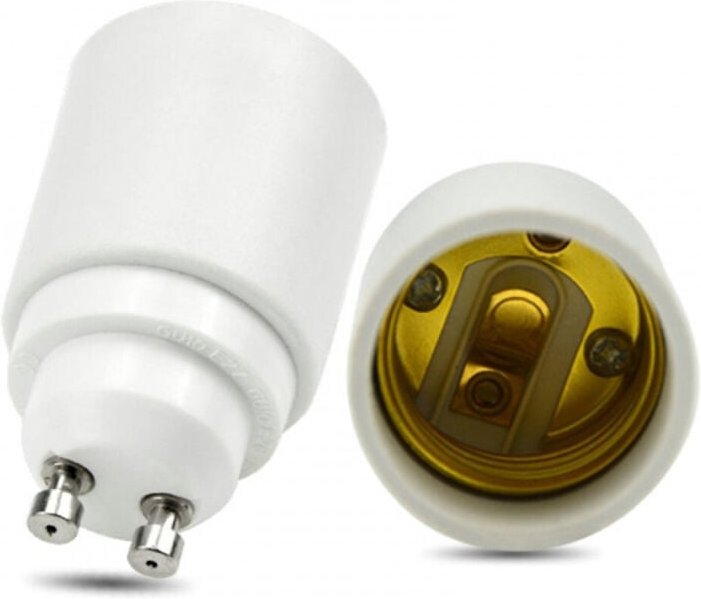 Trade Shop Traesio - Trade Shop - lampenfassung konverter adapter reduzierung der lampenfassung von GU10 auf E27 licht -