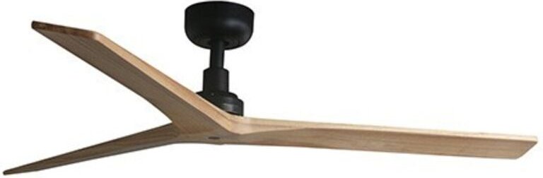 Klim m Ventilator ohne Licht schwarz/Eiche Ø125cm