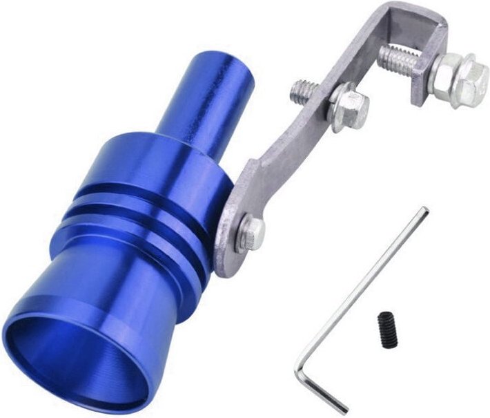 Thumbnail - Memkey - Auto-Turbo-Sound-Auspuffrohr-Auspuff-Abblasventil-Simulator – Größe m (blaue Farbe)