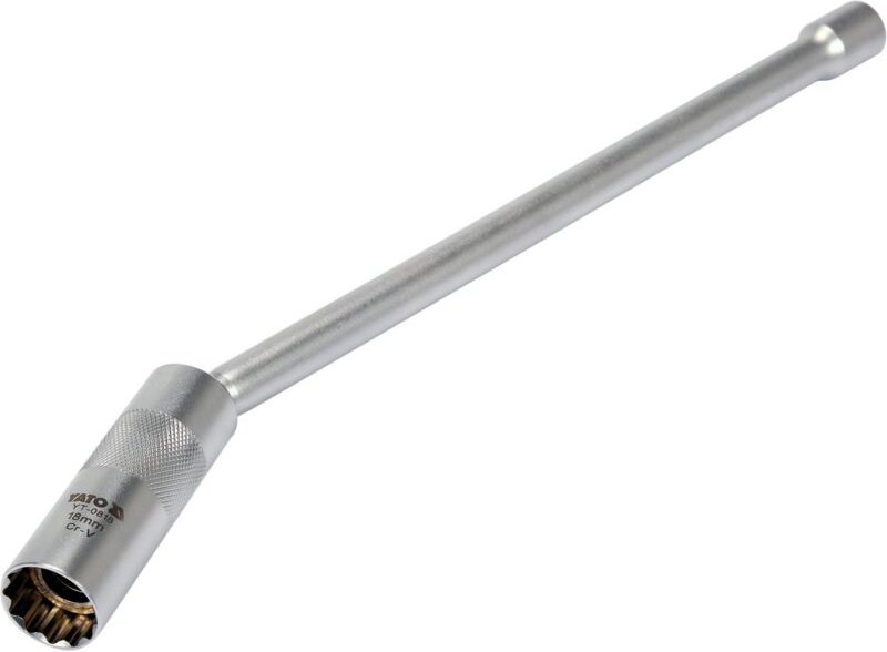 Chiave per candele 3/8", 18 mm, 310 mm, magnetica