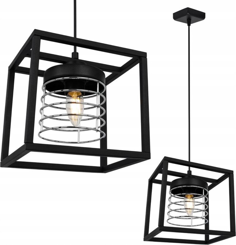 Loft Hängelampe Modern Cage