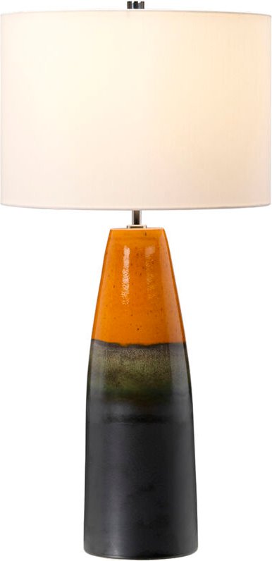 Tischleuchte Nachttischlampe Beistelllampe Keramik h 74 cm Wohnzimmerlampe