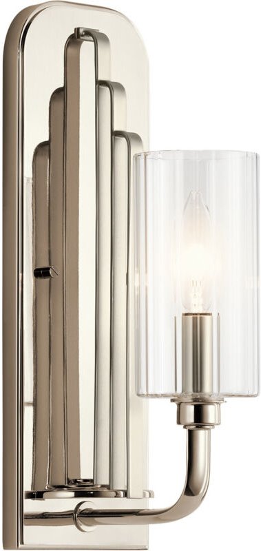 Kichler Kimrose Wandleuchte Nickel poliert - Elstead