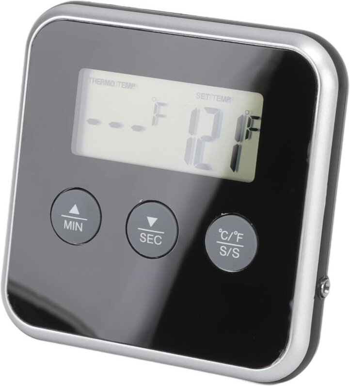 Digitales Fleischthermometer, multifunktionales Lebensmittelthermometer mit LCD-Display, geeignet für Grillgerichte