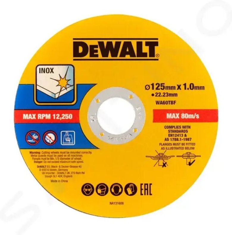 Thumbnail - DT20598 Satz Trennscheiben - Dewalt