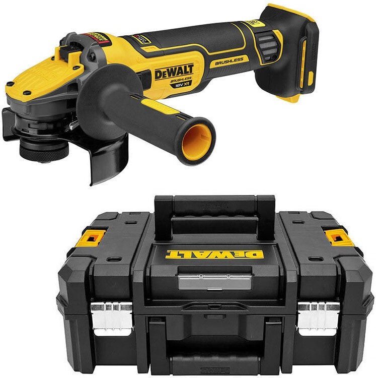 Akku-Winkelschleifer DCG409NT 18V xr ohne Akku und Ladegerät in TSTAK-Box ii - Dewalt