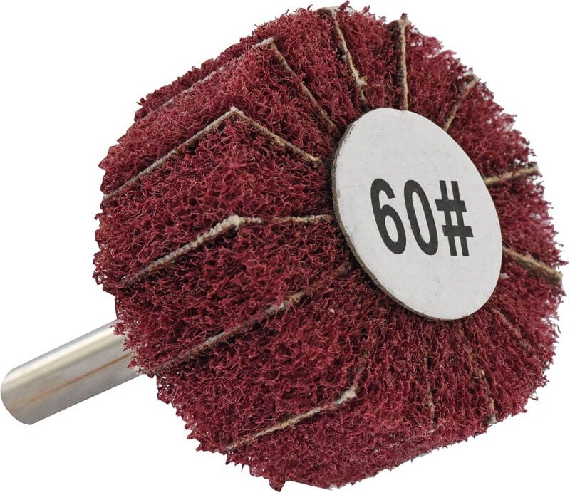 Gemischte Lamellenscheibe (Schleifmittel/Nylon) • Ø3015mm • Korund-Körnung: 60 • Zum Schleifen von Metallen • Zum Schlei...