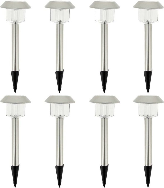 Solarleuchten 8er Set Zum Einstecken alesia h39cm
