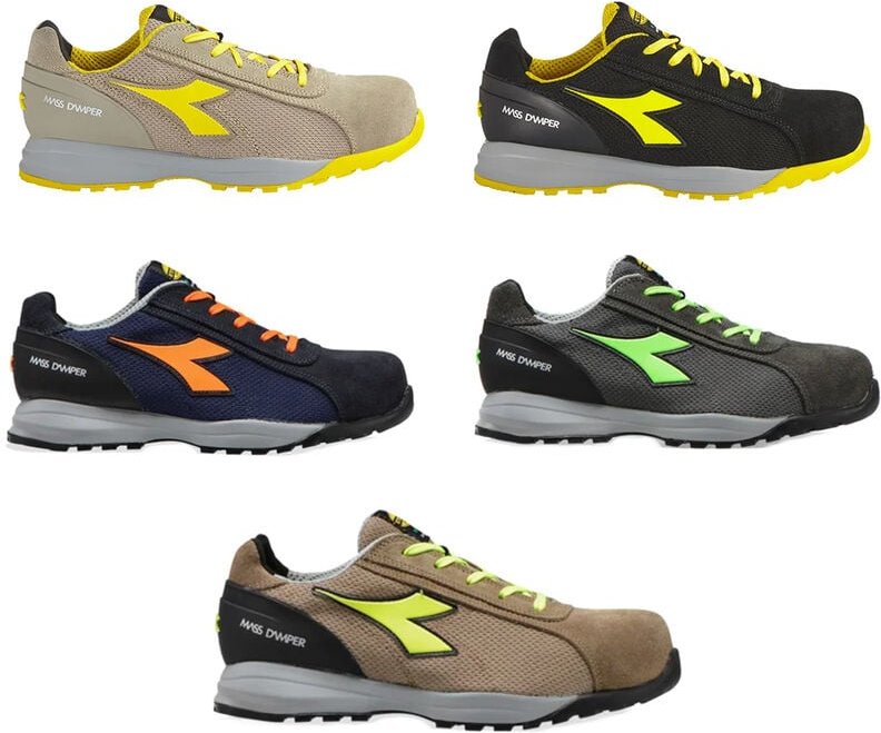 Scarpe da lavoro Diadora Glove MDS TEXT LOW-Nero-41 - Schwarze - 41