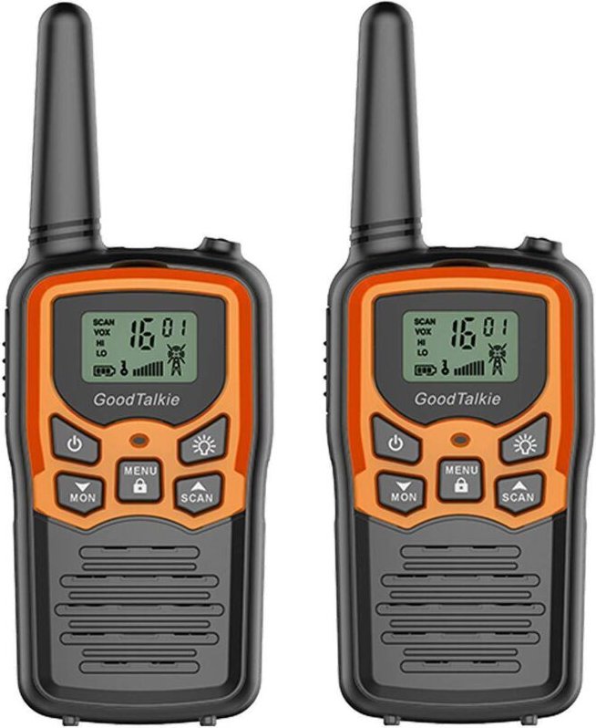 Tonchean - Walkie-Talkie, 22-Kanal-FRS-Walkie-Talkie mit großer Reichweite für Erwachsene, Familien-Walkie-Talkie mit LE...