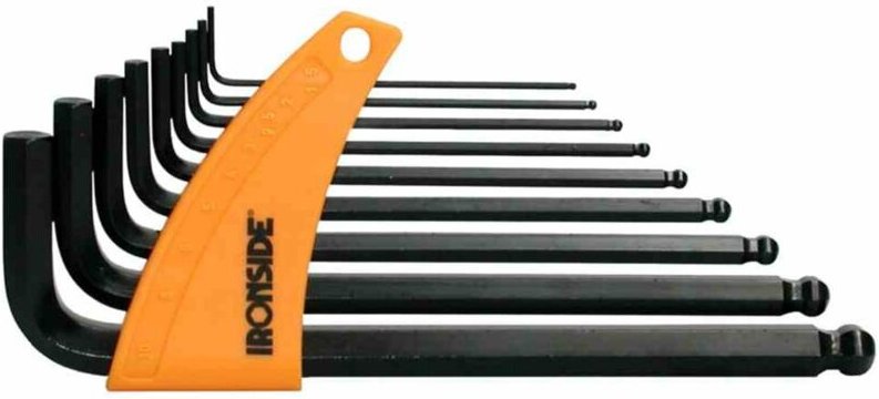 Stiftschlüssel-Set 9tlg Kugelkopf Stiftschlüssel Befestigung Werkstatt Werkzeuge