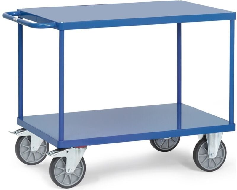 Tischwagen - Stahlblech-Plattformen bündig, Ladefläche 1.000 x 600 mm - Fetra
