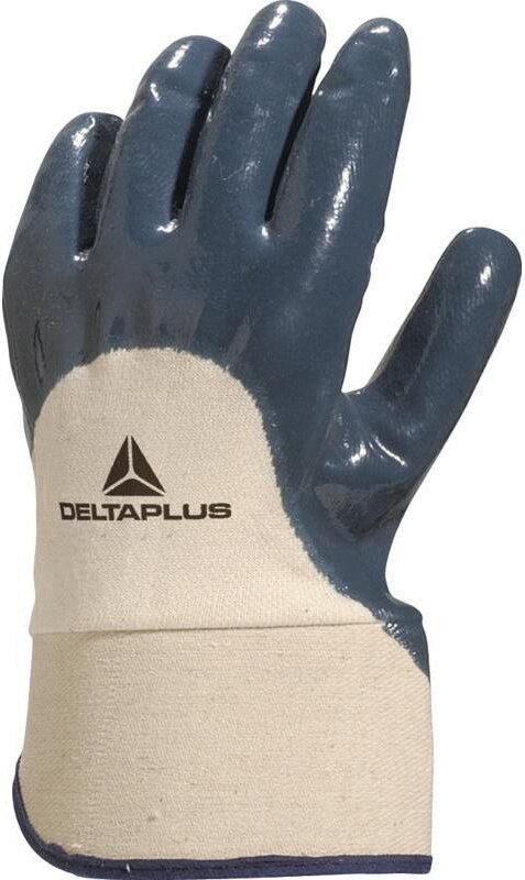 Gant Delta Plus Nitrile Dos Aere Manchette Toile 6 Cm - Ni1700 T10