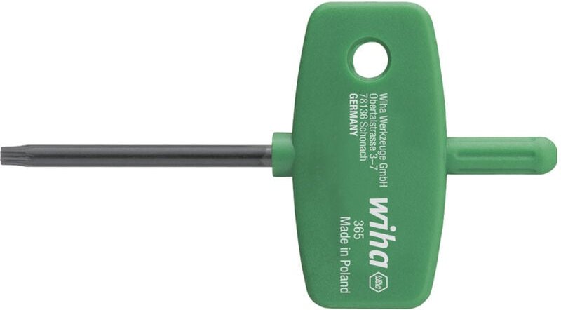 Stiftschlüssel mit Schlüsselgriff torx® schwarzoxidiert T15 (01355) - Wiha