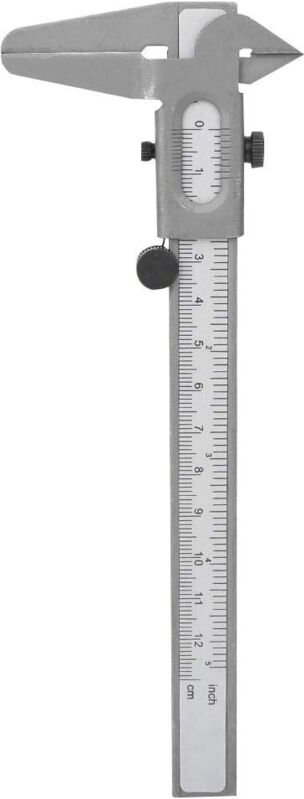 Beijiyi - Edelstahl-Messschieber, Messschieber, Mikrometer-Messgerät, 5/6 Zoll, hochpräzises Metall-Mikrometer-Lineal (5...