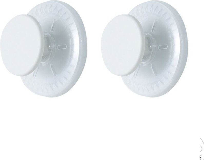 Linghhang - 2er-Pack Saugnapfhaken, robuste Badezimmer-Saugnapfhaken, runde Saugnapfhaken ohne Bohren, abnehmbar, spurlo...