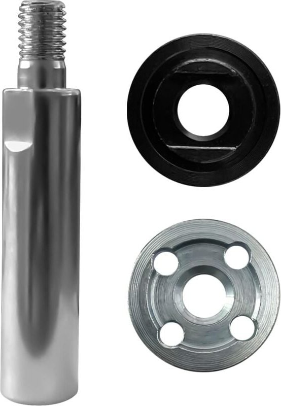 Memkey - Modell 100 Winkelschleifer-Verlängerungsstange, Polierwerkzeuge mit M10-Gewinde und Pressplatten (80 mm)
