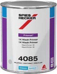 Spione Hecker Priomat 1k Wash Primer Hellgrau 3,5 lt