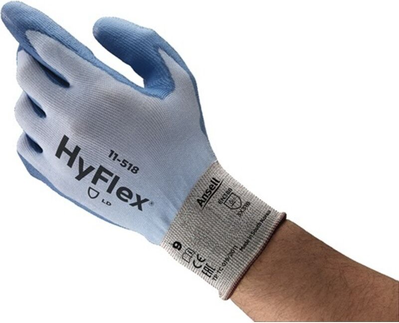 Schnittschutzhandschuhe HyFlex® 11-518 Gr.10 blau en 388 psa ii 12 pa