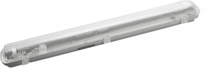 Fabrilamp - fab 150491060 60cm Lines 60cm Lines Lampenschirm Für Led 1xt8 Ip54 Grau/transparent 68x7,8x6 Cm