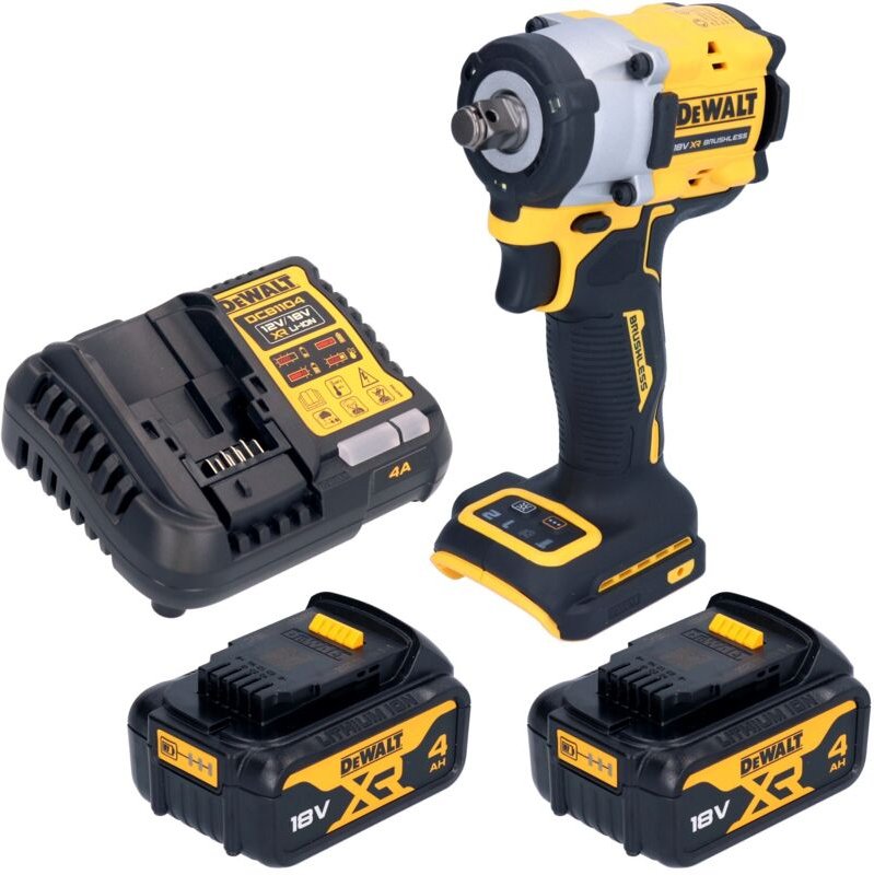 DeWalt DCF 921 M2 Akku Schlagschrauber 18 V 400 Nm 1/2" Brushless + 2x Akku 4,0 Ah + Ladegerät