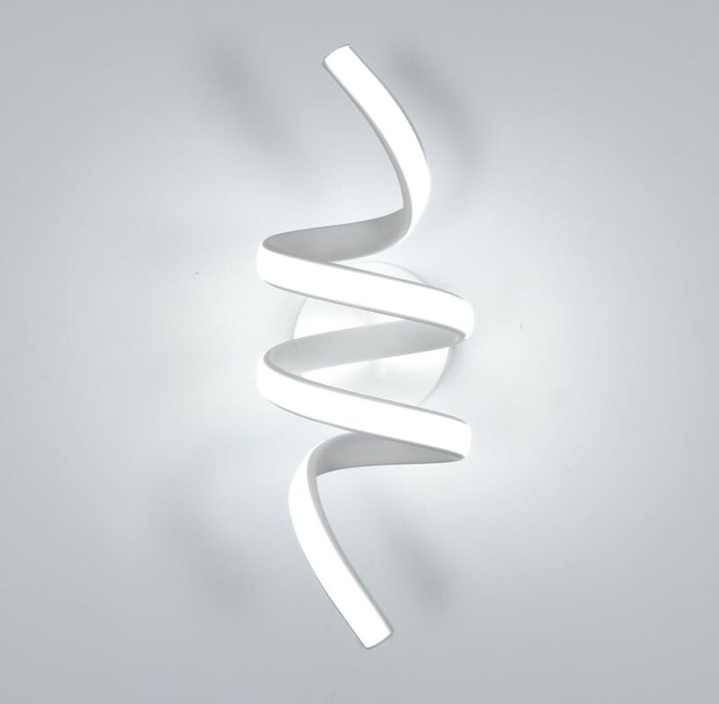 Goeco - LED-Wandleuchte für den Innenbereich, 24 w LED-Wandleuchte, kreatives geschwungenes Design, moderne Wandleuchte,...