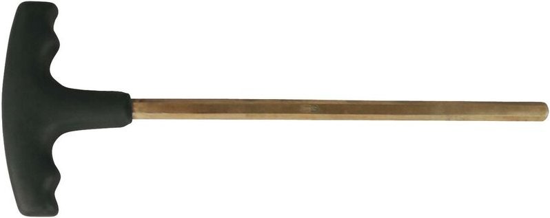 Thumbnail - BRONZEplus Innensechskant-Winkelstiftschlüssel mit T-Griff 3 mm lang