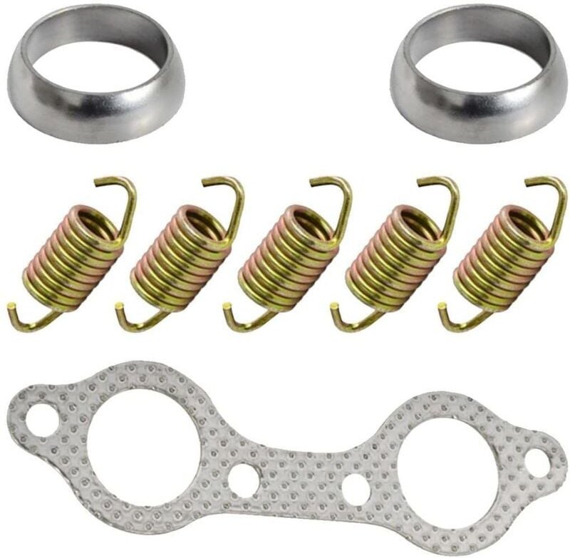 Auspuffdichtung und Donut-Dichtungssatz 5811511 3610047, kompatibel mit Polaris Sportsman 600 700 Ranger 800 RZR 800