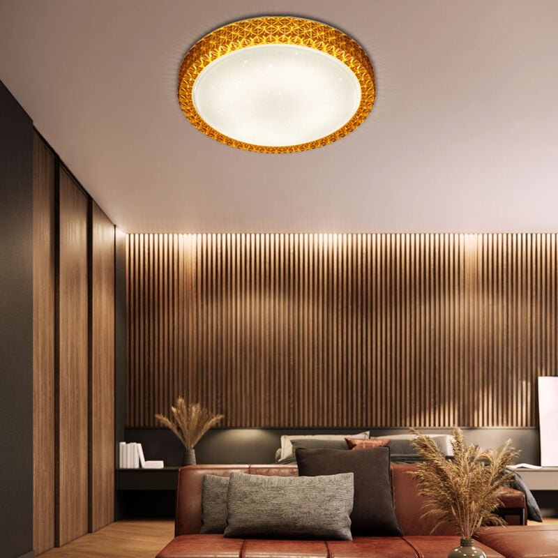 24 Watt led Decken Leuchte Arbeitszimmer Kristall Sternen Himmel Lampe Reality Leuchten R62422113