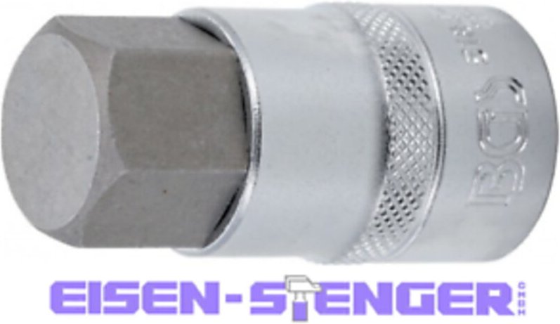 Bgs Technic - bgs - Bit-Einsatz Antrieb Innenvierkant 12,5 mm (1/2') Innensechskant 22 mm - 5184-H22