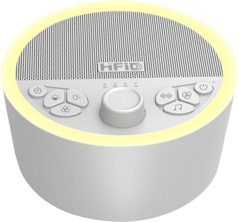 Sjqka - White Noise Machine, tragbares White Noise Schlafgerät, White Noise Machine mit 29 Sounds, Memory-Funktion, eins...