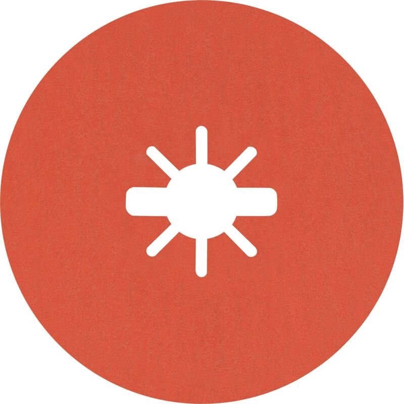 Bosch - Professional Expert R782 Prisma Ceramic Fiberscheibe, x-lock, 125 mm, 22,23 mm, g 120, 5-tlg. (2608621811)