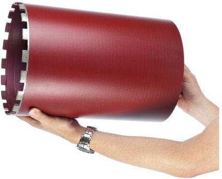 Diamantbohrkrone für Kernbohrgerä 202mm für Mauerwerk, Granit, Stahlbeton, Naturstein und Beton - Melko