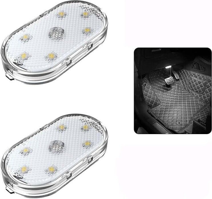 Thumbnail - 2 Stück Kofferraumleuchte, berührungsempfindliche magnetische Auto-Kuppelleuchte, tragbare Auto-Innenbeleuchtung für Aut...