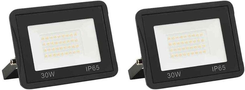 LED-Fluter 2 Stk. 30W Kaltweiß Vidaxl