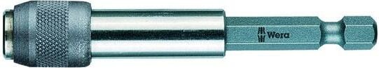 Schnellwechsel-Bithalter 1/4 für 1/4 Bits Magnet 77mm Wera