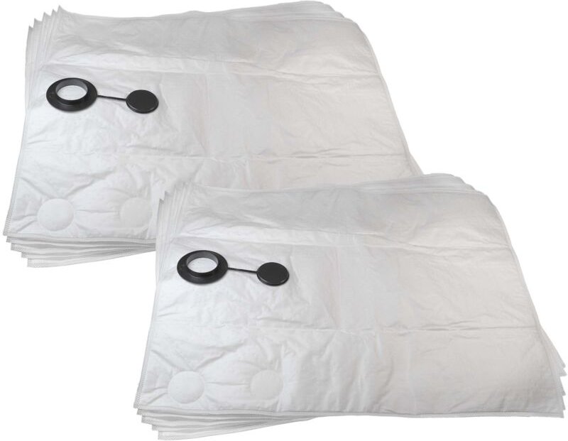 vhbw 10x Staubsaugerbeutel Ersatz für Nilfisk / Alto 302002892 für Staubsauger - Mikrovlies, 88,2cm x 62cm, Weiß