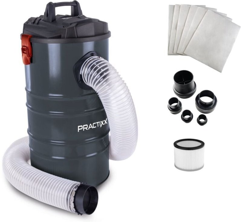 Absauganlage PX-AS-100 Practixx -1200 W Leistung 215 m3/h 65 L Behälter