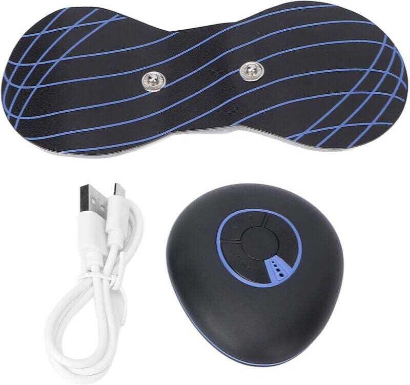 Thumbnail - Elektrisches Nackenmassagepflaster – Wasserdicht, USB-Anschluss, Anti-Ermüdungstherapie – TENS-Entspannung – Einfache An...